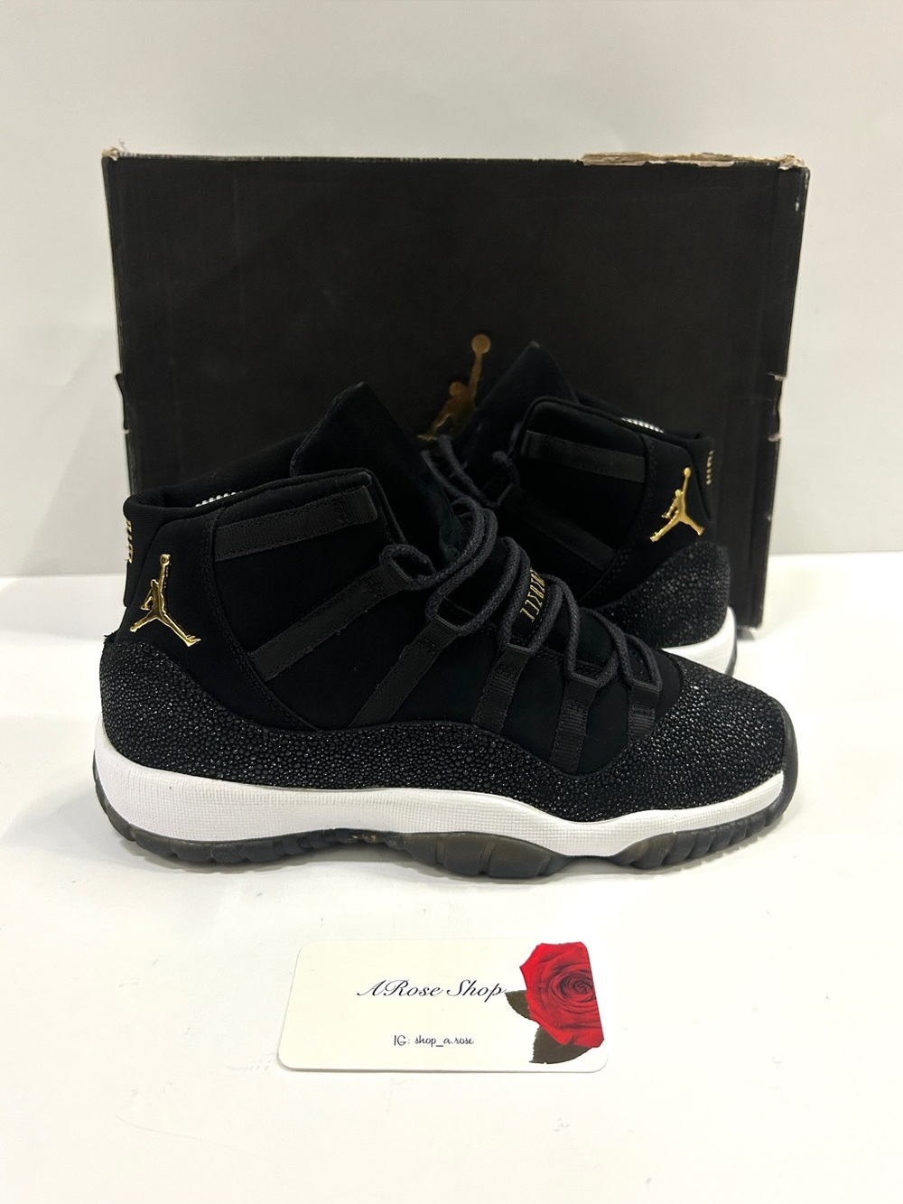 Nike Air Jordan 11 Retro GS ‘Heiress’ (852625 030) Shoes Size: 5.5Y / 7 W